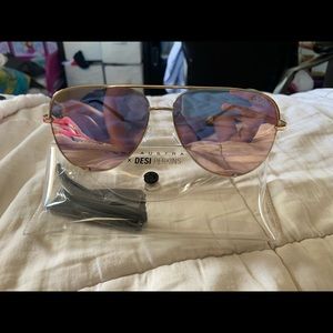 High key DESI X QUAY Sunglasses